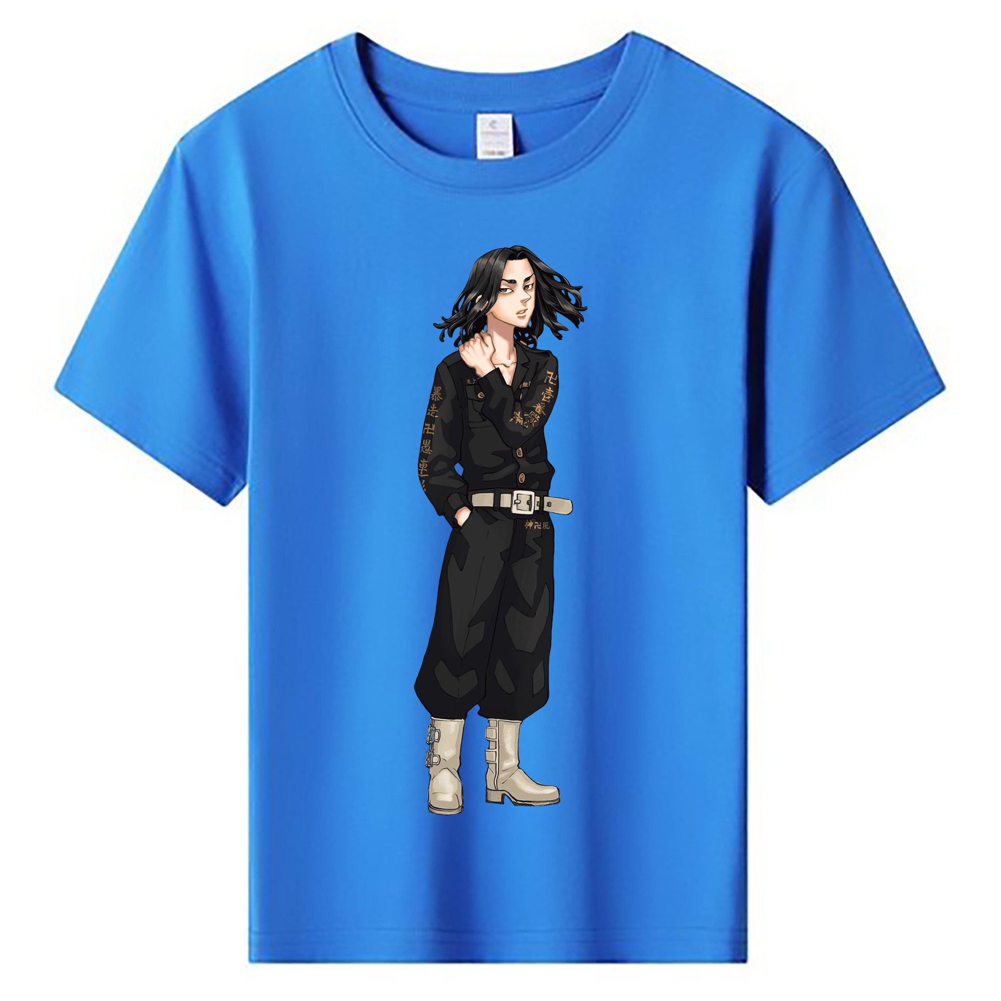 （画像用） 東京リベンジャーズ Tokyo Revengers 綿100％キッズTシャツ（フロントプリント）